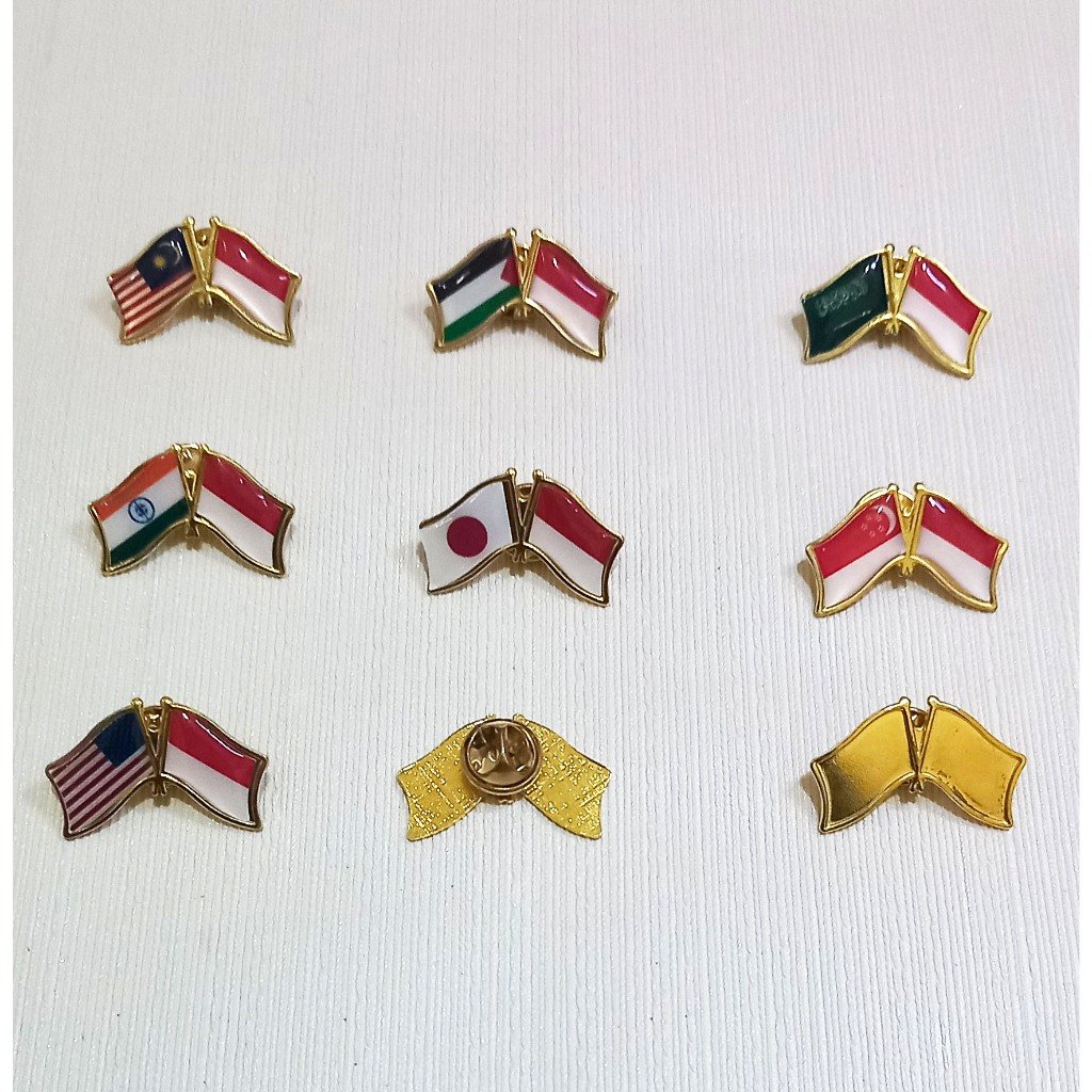 CUSTOM PIN/BROS/LENCANA BENDERA