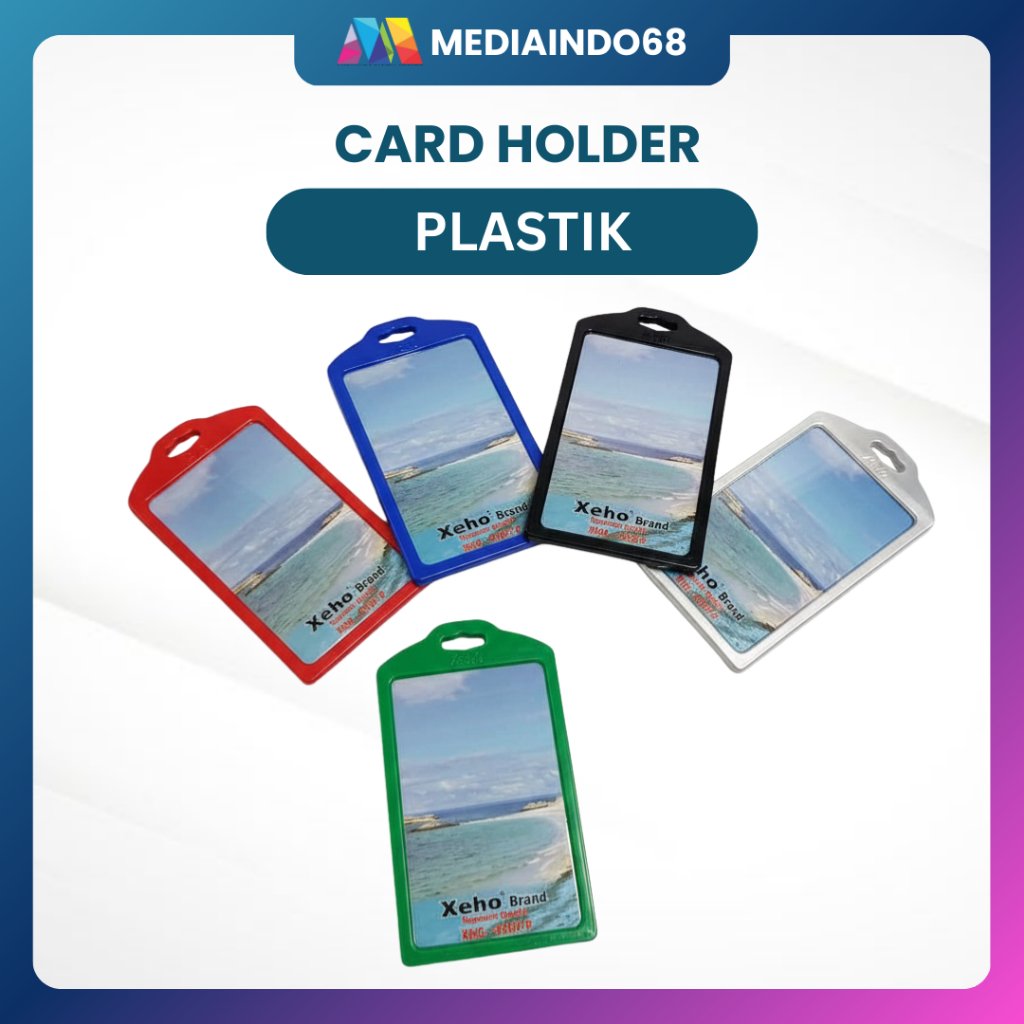 HOLDER ID CARD - PLASTIK MODEL 2 SISI