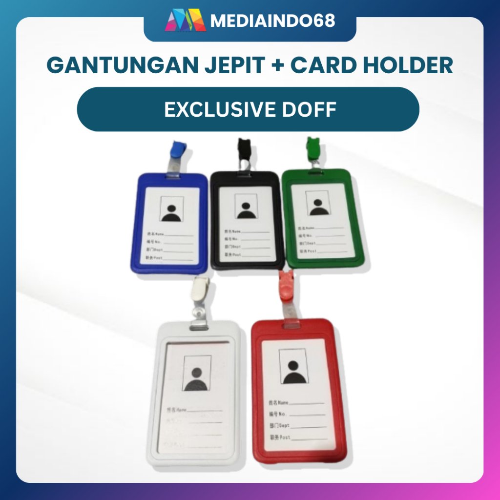 GANTUNGAN JEPIT CARD HOLDER EXCLUSIVE DOFF