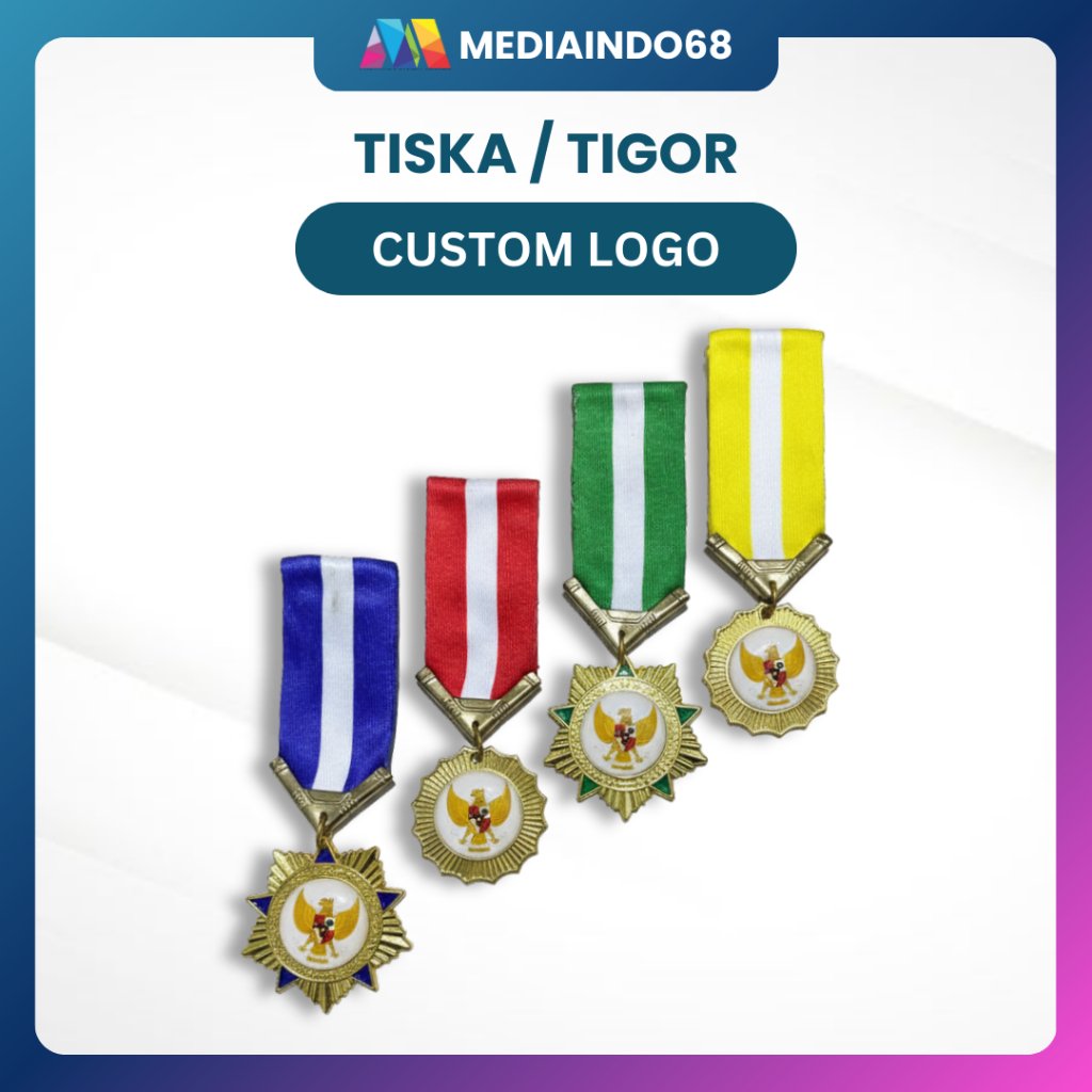 TISKA/TIGOR CUSTOM LOGO - COCOK UNTUK PRAMUKA I KEGIATAN, INSTANSI, PIN ,DLL