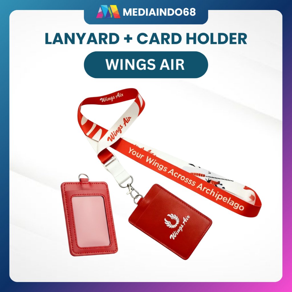 LANYARD + CARD HOLDER WINGS AIR