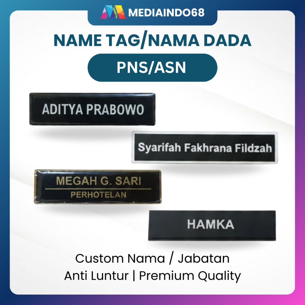 CUSTOM NAMETAG ASN PNS - AKRILIK