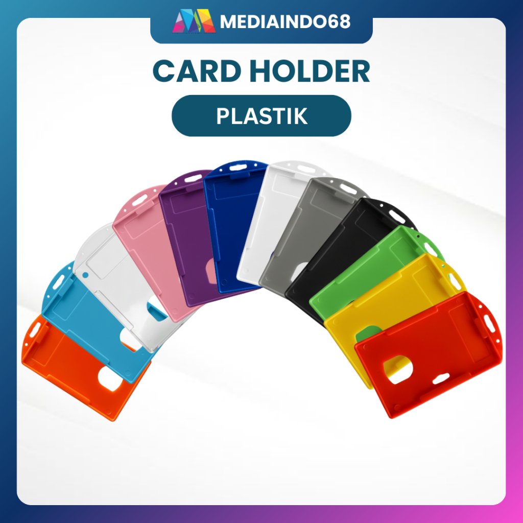 HOLDER ID CARD - PLASTIK 1 SISI