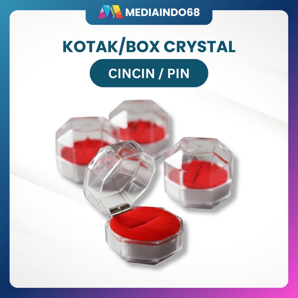KOTAK BOX CRYSTAL CINCIN / PIN