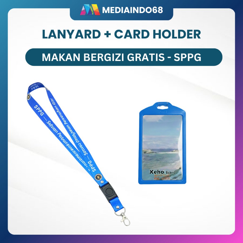 LANYARD ID CARD MBG SPPG – COCOK UNTUK PETUGAS & SEKOLAH